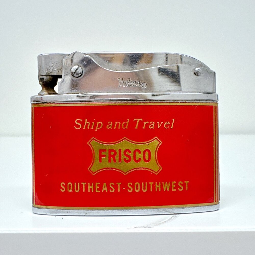 VINTAGE VULCAN LIGHTER SHIP & TRAVEL FRISCO SOUTHEAST ADVERTISING